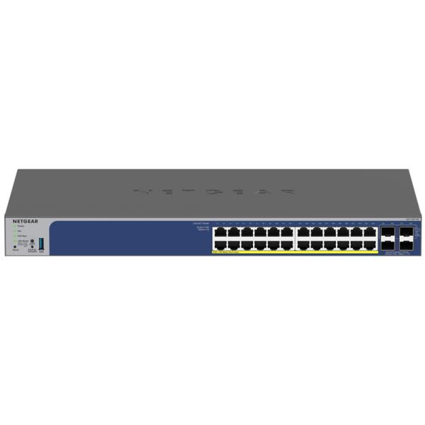 GS728TXP ｷﾞｶﾞx24,SFP+x4 PoE+ｽﾏｰﾄ