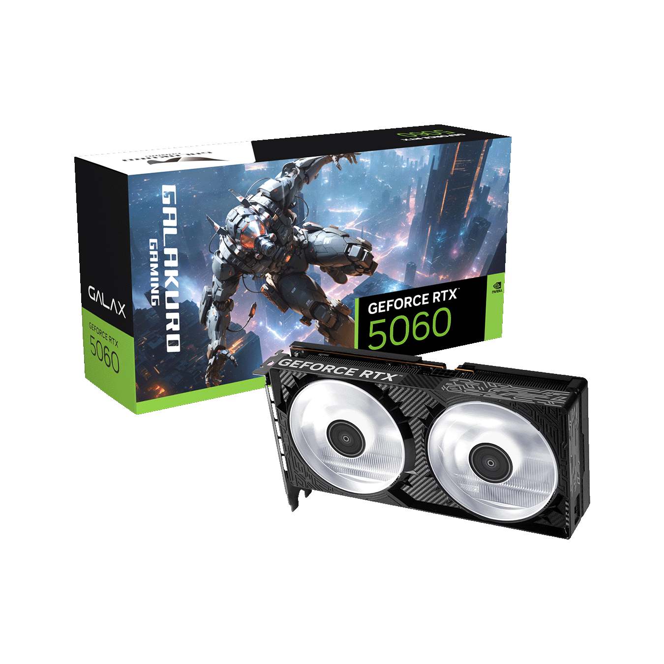 玄人志向 NVIDIA GeForce RTX5060 GDDR7 8GBメモリ搭載