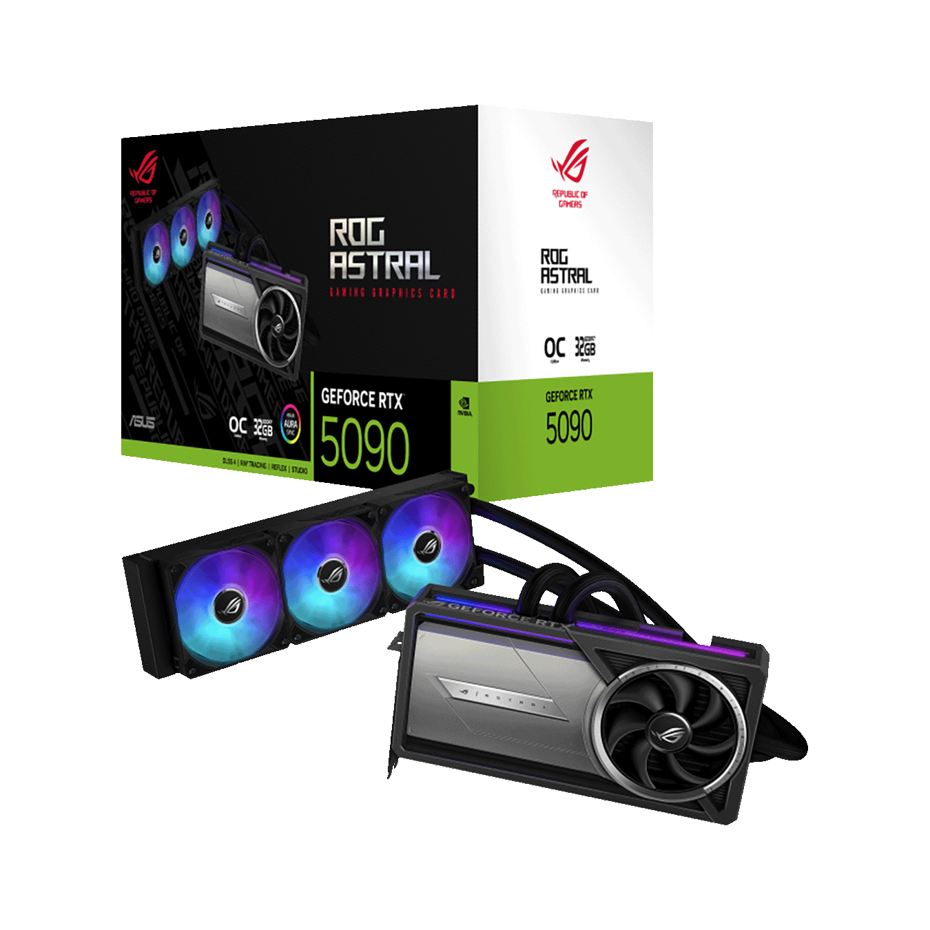 ASUS(エイスース) NVIDIA GeForce RTX 5090 搭載 ラジエーター一体型簡易水冷 グラフィックボード