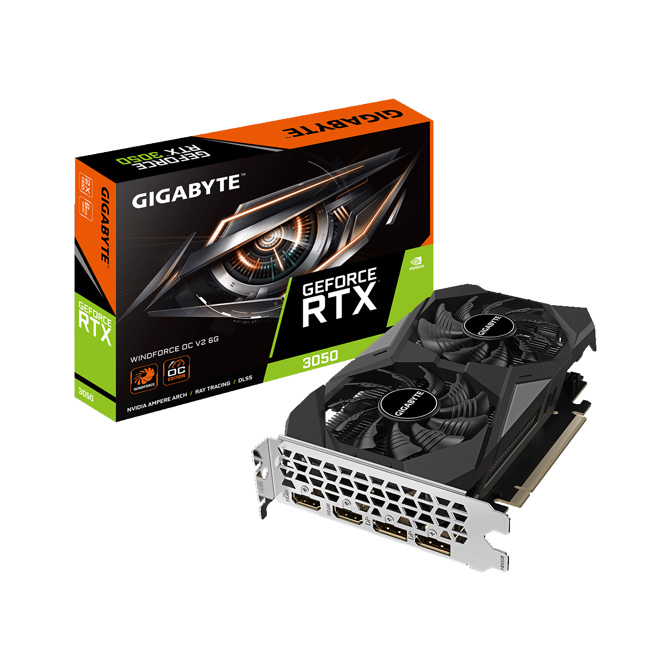 GIGABYTE NVIDIA GeForce RTX 3050 デュアルファン搭載 オーバークロック グラフィックボード