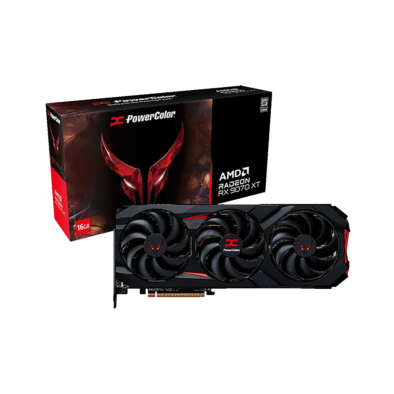 PowerColor Red Devil AMD Radeon RX9070XT GDDR6 16GBメモリ搭載