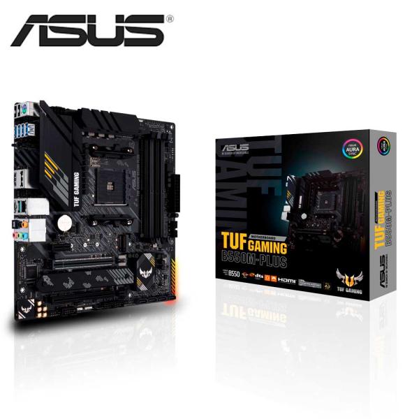 ASUS(エイスース) Socket AM4 AMD B550M Mircro-ATX マザーボード TUF GAMING B550M-PLUS