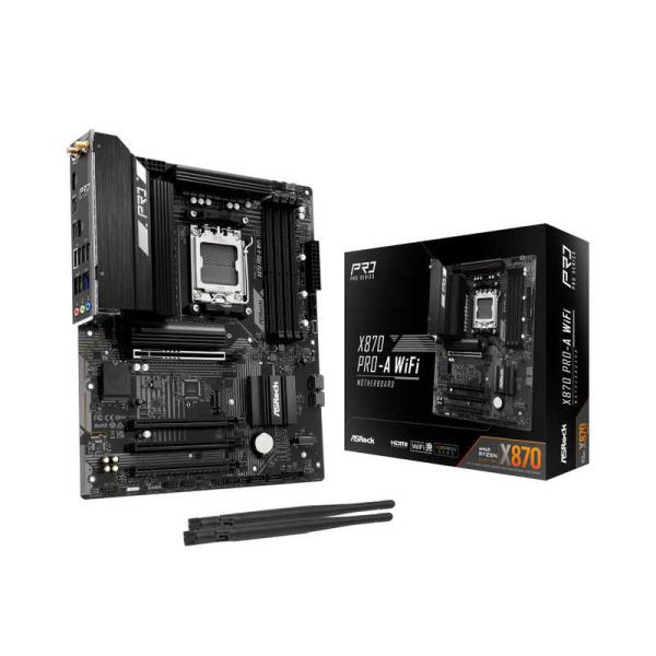 ASRock(アスロック) Socket AM5 AMD X870 ATX WiFi+Bluetoothモジュール付属 マザーボード X870 Pro-A WiFi