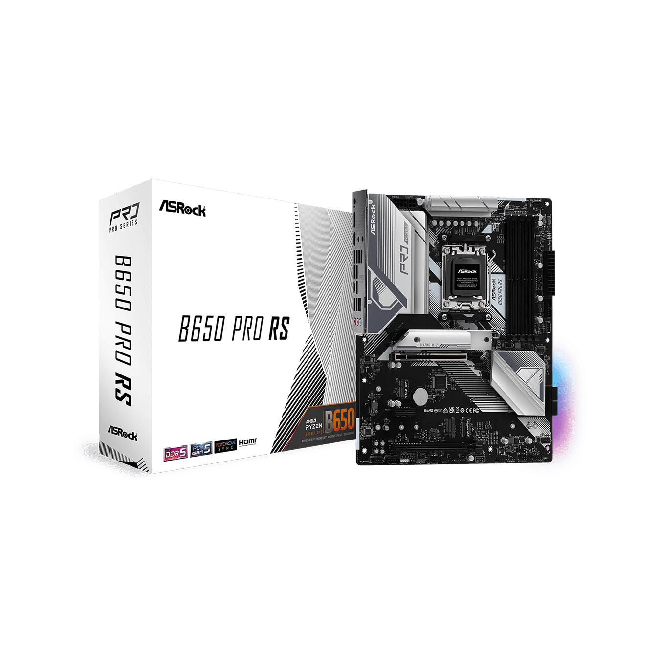 【在庫限り】ASRock(アスロック) Socket AM5 AMD B650 ATX マザーボード B650 Pro RS